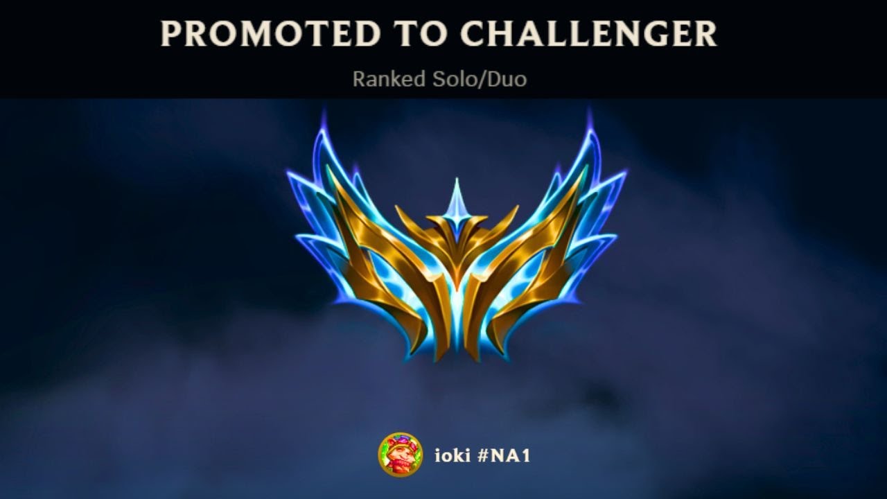 I hit Challenger after 13 years.