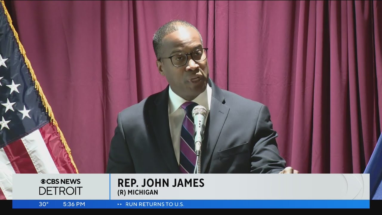 GOP Rep. John James won't seek Michigan's open Senate seat