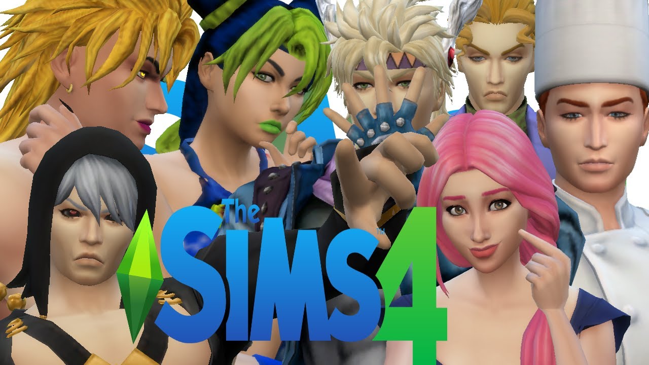 I made every Jojo character in Sims 4?!