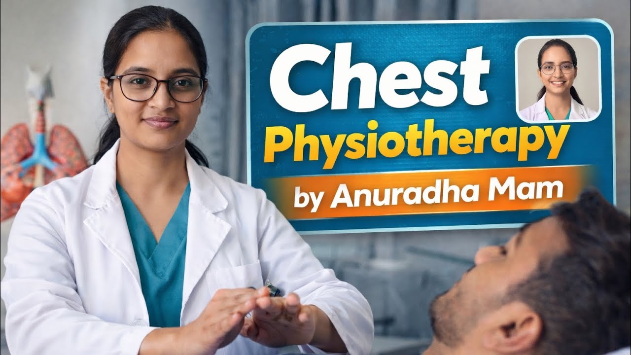 CHEST PHYSIO TECHNIQUES BY ANURADHA MAM/NORCET/KGMU/NURSING/NCLEX