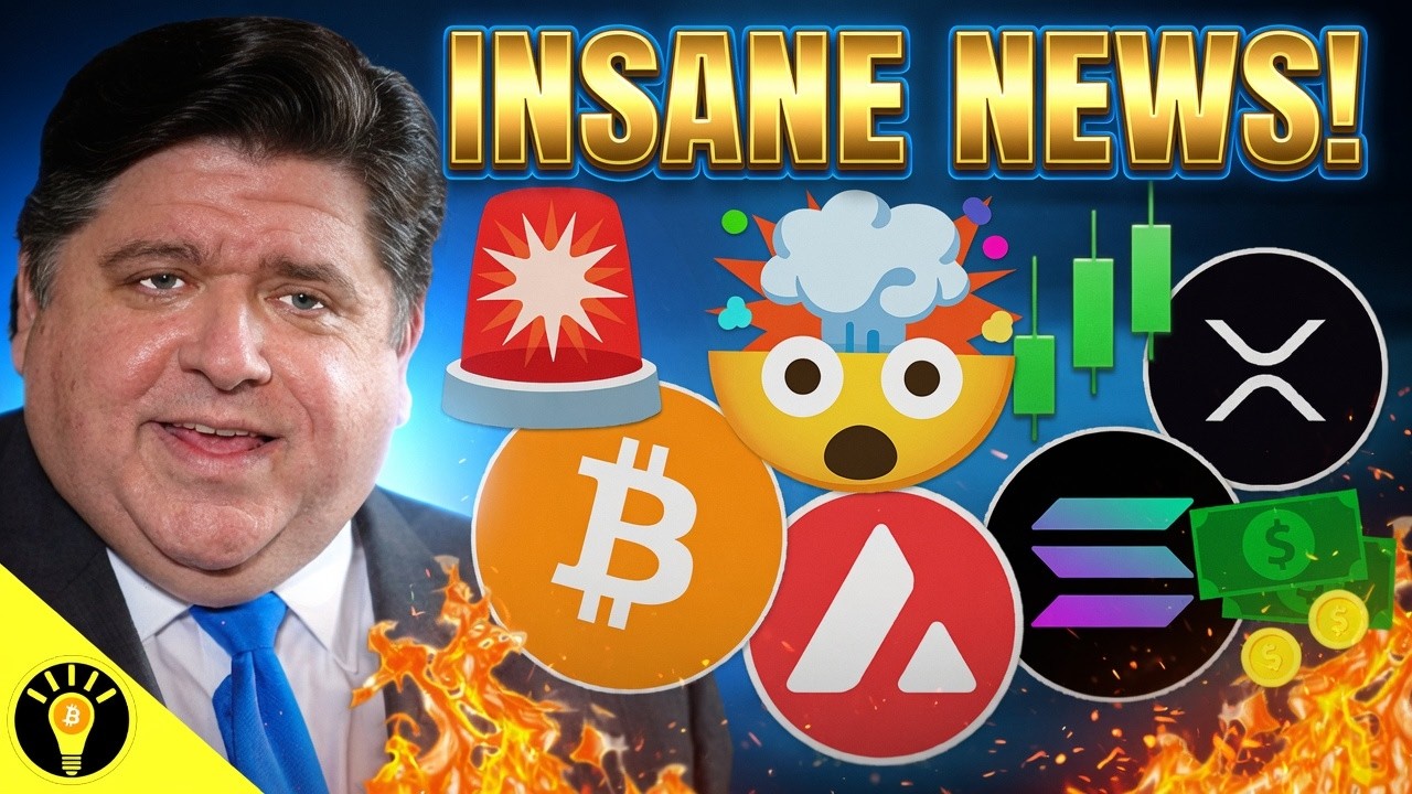 🚨NEW INSANE CRYPTO TAX PASSED BY ILLINOIS GOVERNOR & SECRETLY BACKED BY ELIZABETH WARREN!