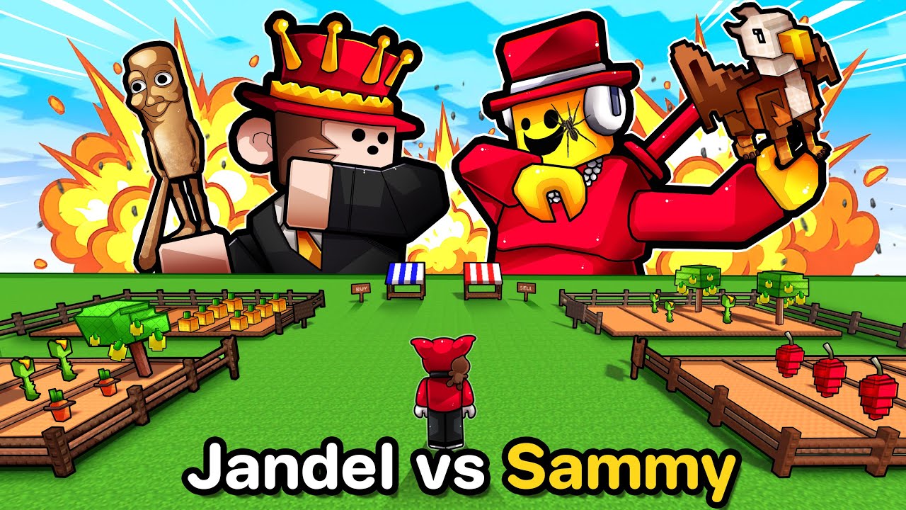 การต่อสู้ของ Jandel vs. Sammy สถานะผลใหม่ Brainrot | Grow a Garden