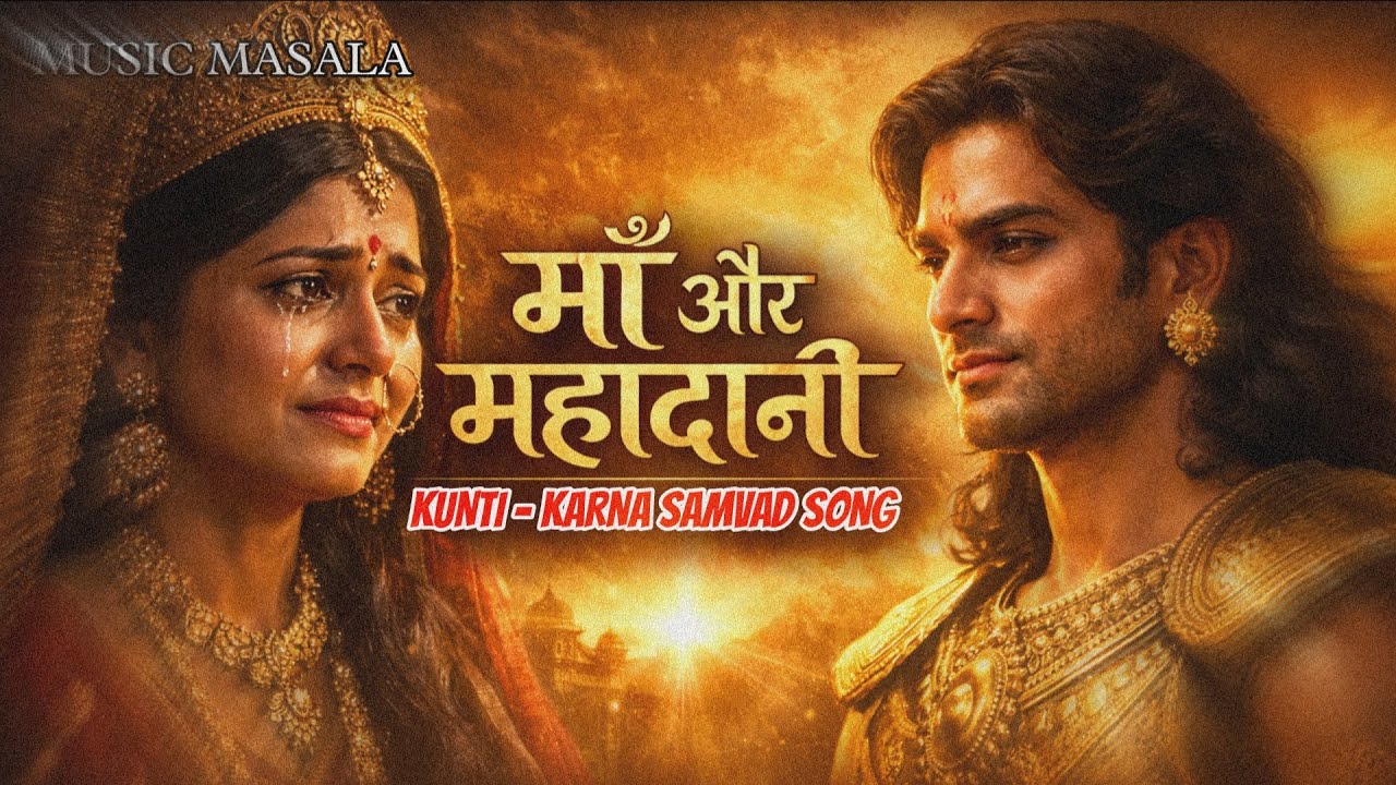 Maa Aur Mahadani 😢 | Kunti–Karna Samvad | Ek Maa Aur Mahavīr Ka Antim संवाद | Music Masala