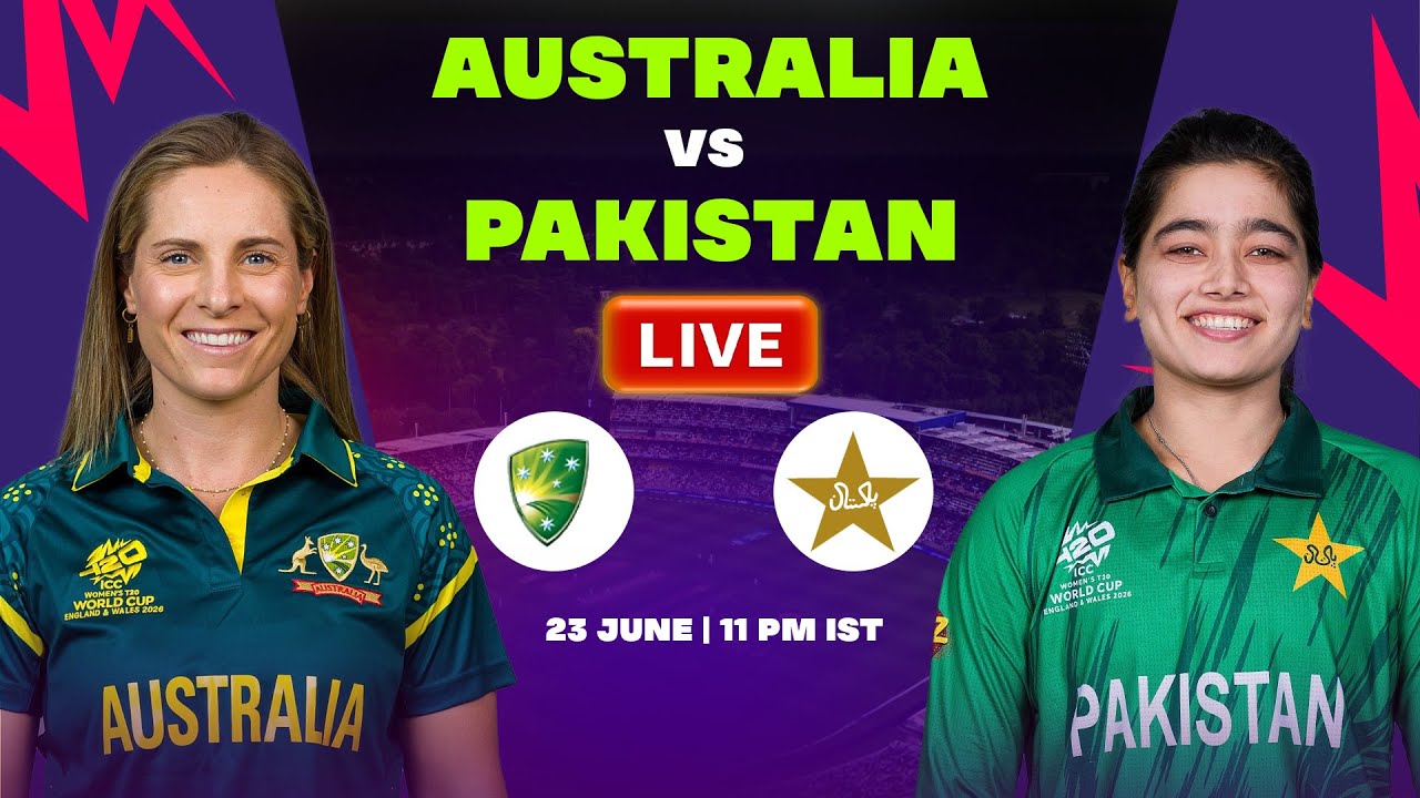 Match 21: Australia vs Pakistan | ICC Women&rsquo;s T20 World Cup 2026 | Female Cricket LIVE