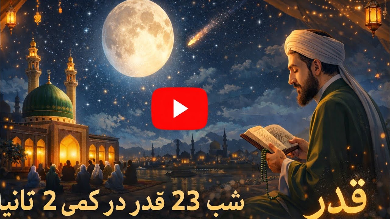 شب قدر ۲۳؛ شبی پر از نور، دعا و رحمت الهی. قدر این لحظه‌های باارزش را بدانیم و با دل پاک دعا کنیم. 