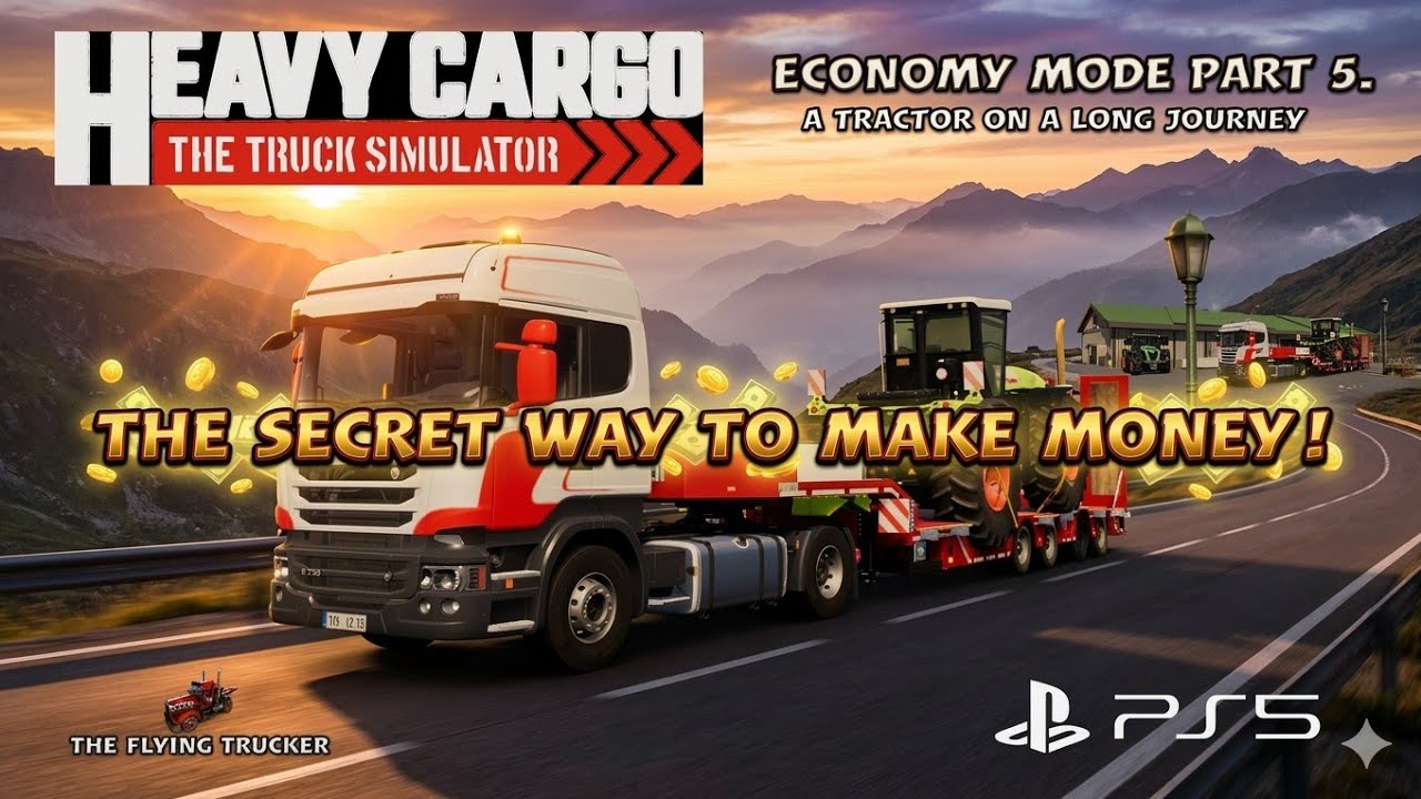Heavy Cargo The Truck Simulator On PS5 | Economy Mode Part 5. | The Secret Way To Make Money ! #ps5 
