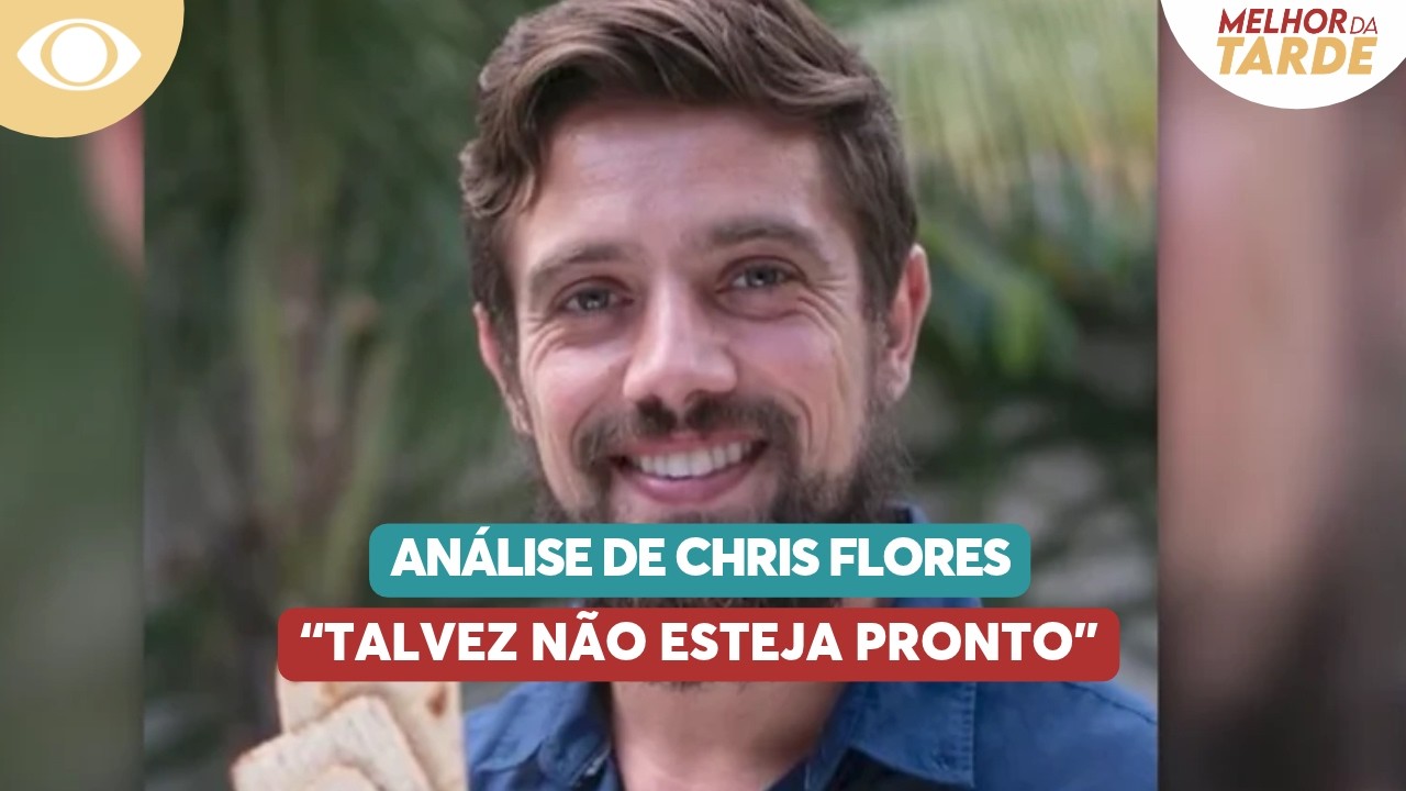 Chris Flores sobre retorno de Rafael Cardoso: 