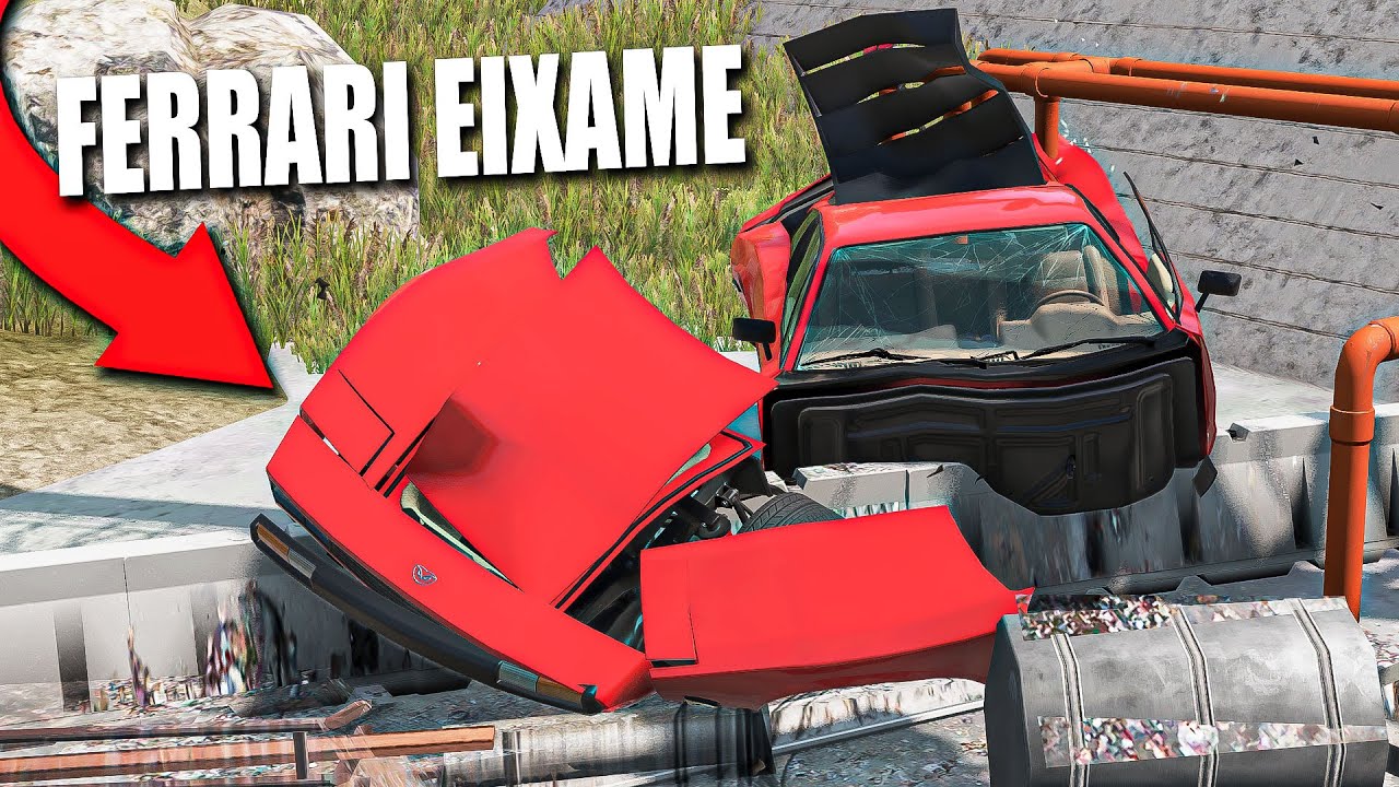 Ατύχημα με FERRARI στο BeamNG.drive