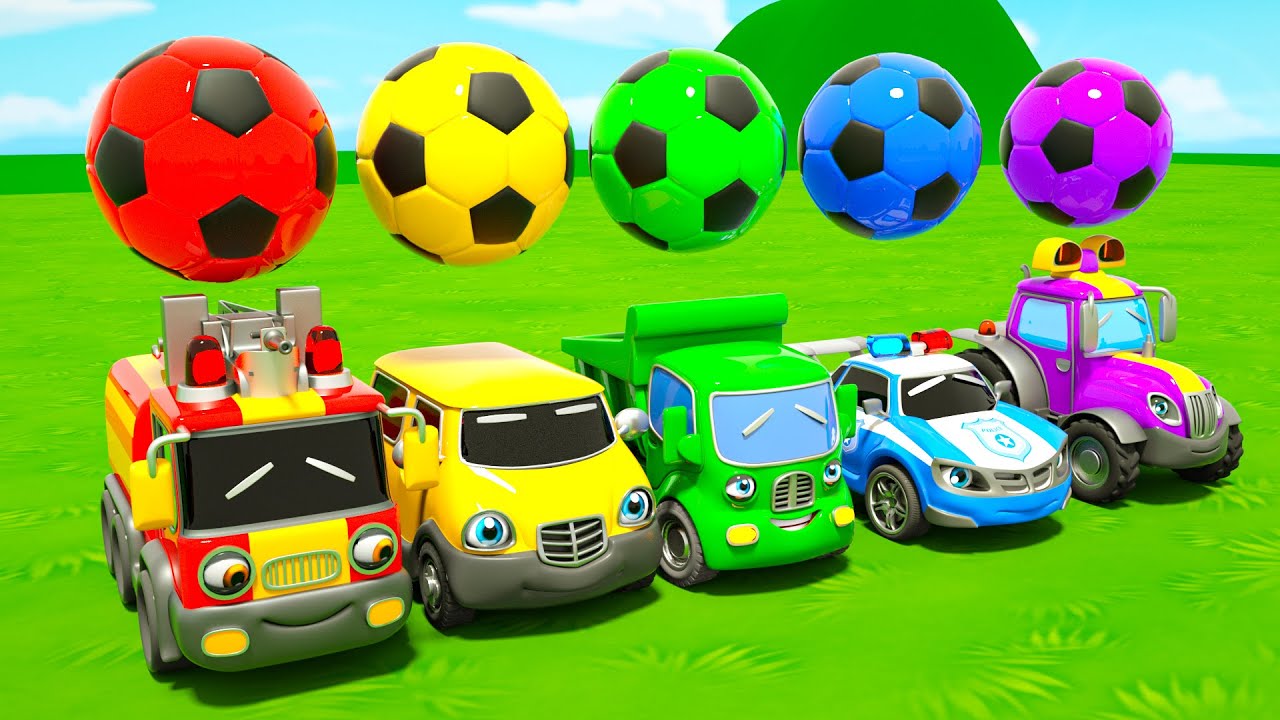 Explora pequeños coches coloridos | ZuLoo Big - Español |Canciones infantiles y canciones infantiles