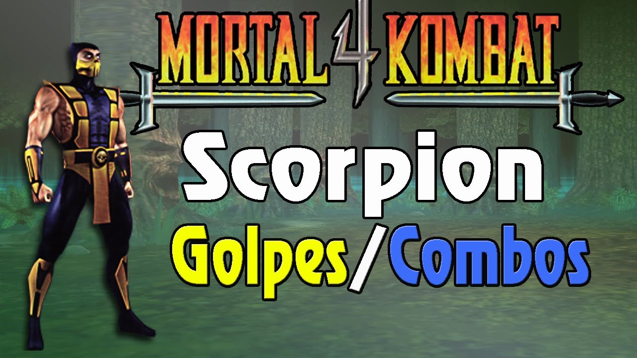 Aprenda como fazer combos e golpes do Scorpion no Mortal Kombat 4 Ps1