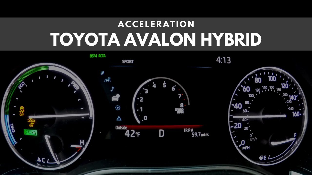 2020 Toyota Avalon Hybrid | ACCELERATION