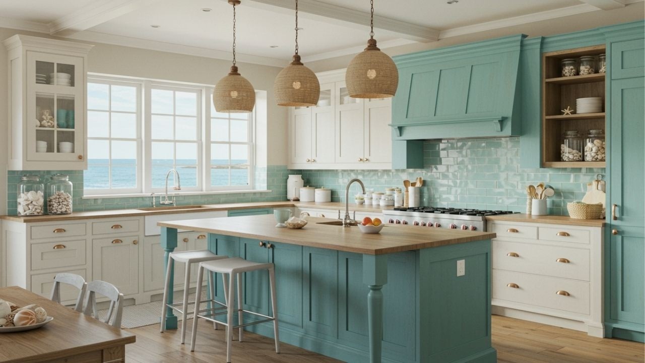 Coastal Kitchen Design Ideas 🌊 | Stunning Beach-Inspired Interiors You&rsquo;ll Love!