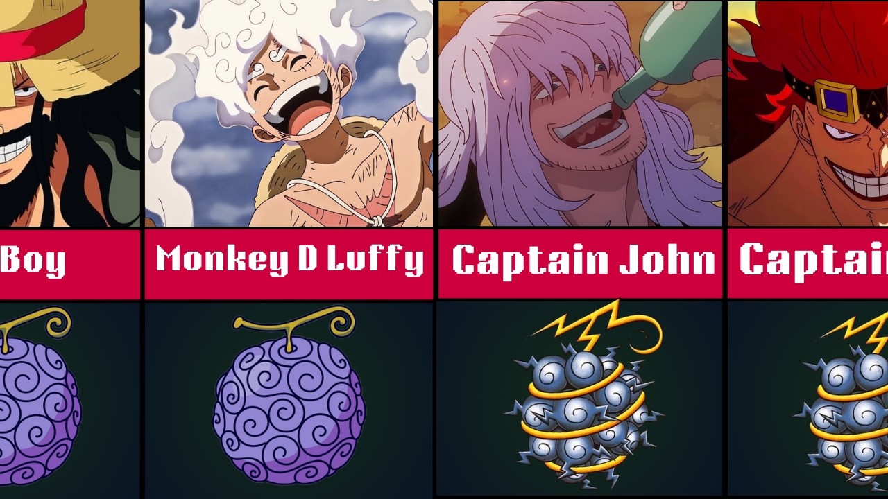 One Piece Characters Who Ate Same Devil Fruit