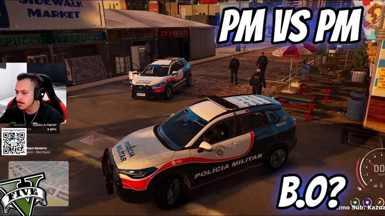 POLICIAL ATIRA EM POLICIAL PAISANO ''QRU COM CGP'' - GTA RP