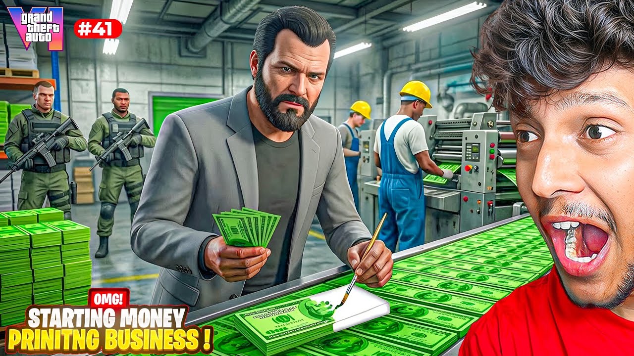 NEW MONEY PRINTING BUSINESS in GTA 5 Real Life!🤑 #42 (MEGA EPISODE)