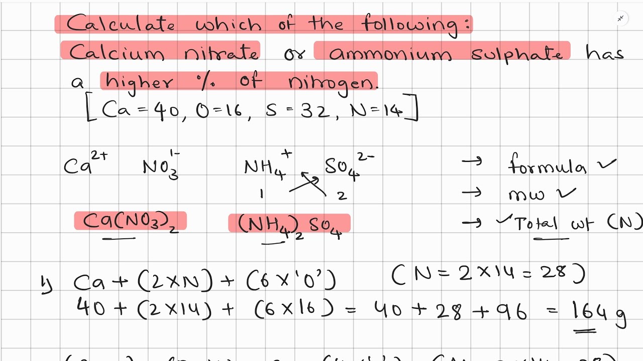 3. Percentage composition - (ICSE 10)