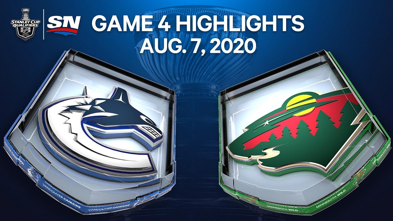 NHL Highlights | Canucks vs. Wild, Game 4 - Aug. 7, 2020