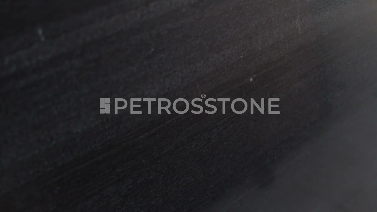 Striated Black Granite | High-Quality Granites by Petros® | Line Polished & Export Certified