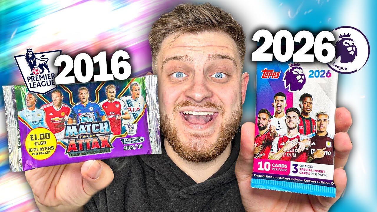 PAST vs PRESENT TOPPS PREMIER LEAGUE PACK OPENING! (10 Years!)