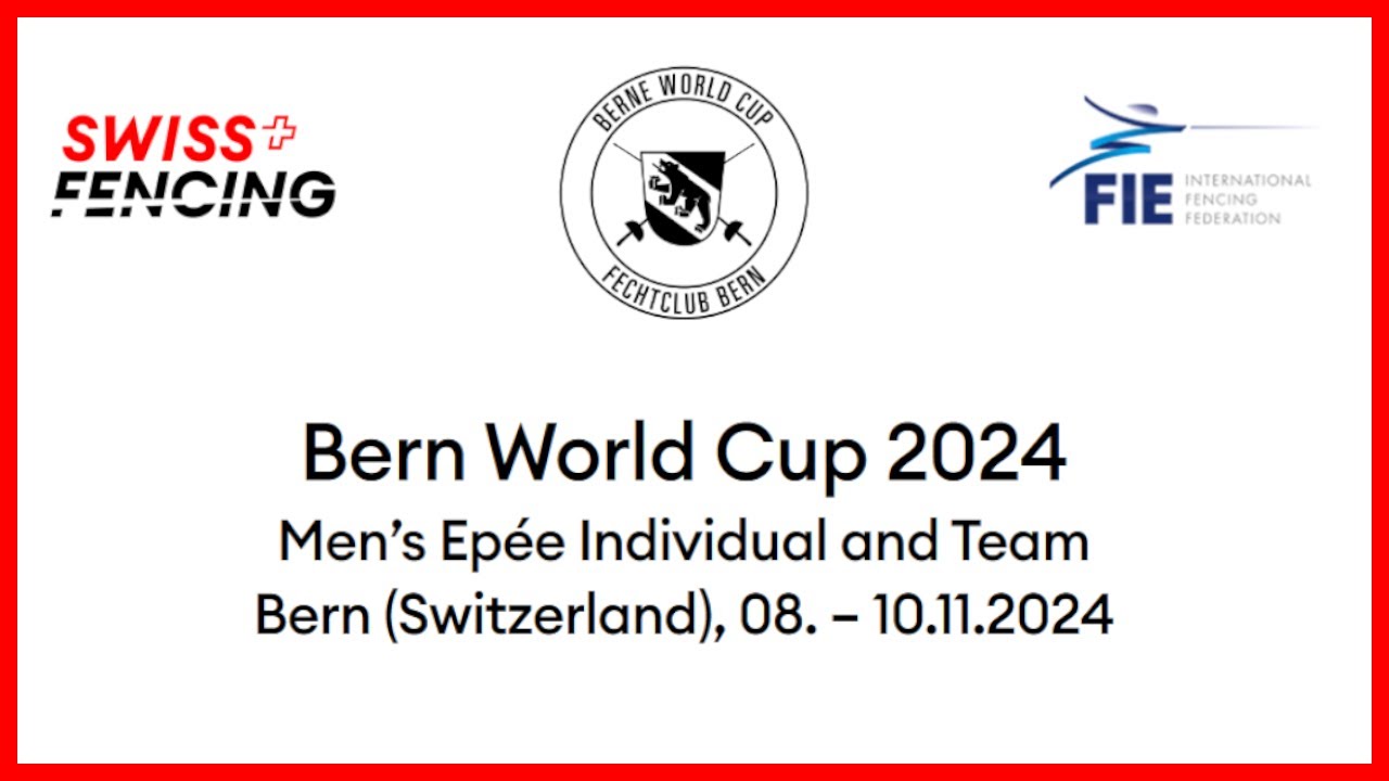 Bern 2024 Epee Team World Cup - Piste Red