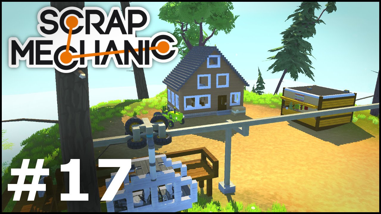 Scrap Mechanic #17 - Domek i budka z kebabem :P | PrzemsoN