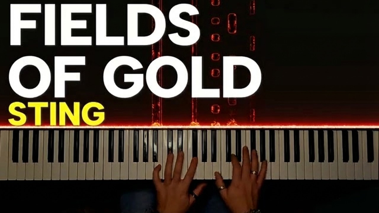 Fields of Gold – Sting | Emotional Piano Cover + MIDI Visualizer