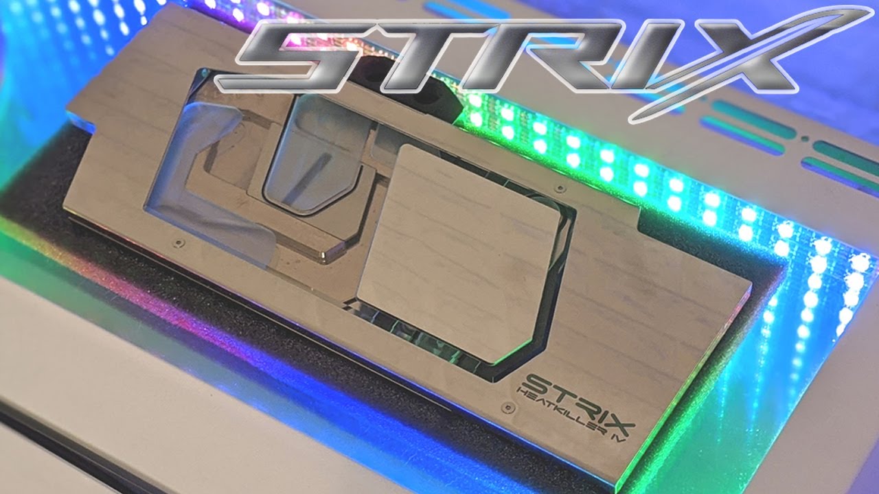 How to install HEATKILLER IV GPU Water Block for ASUS RTX 2080 Ti STRIX watercooling waterblock