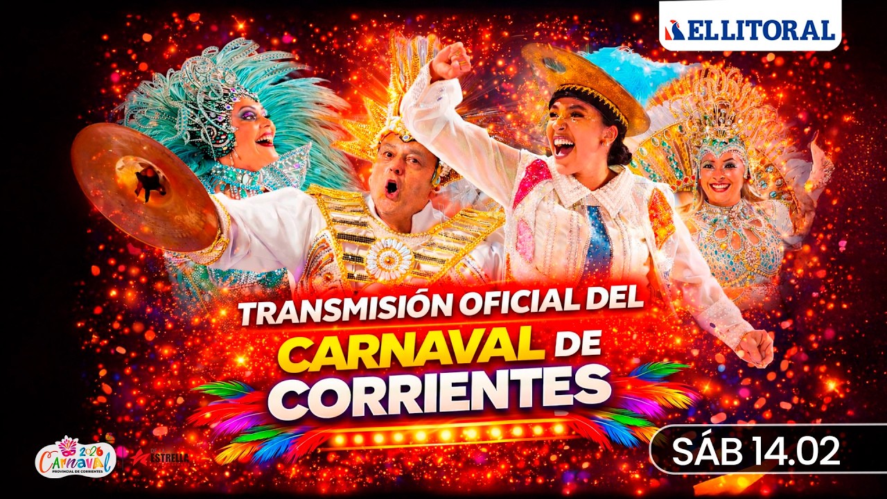TRANSMISI&Oacute;N OFICIAL del CARNAVAL de CORRIENTES | NOCHE #04