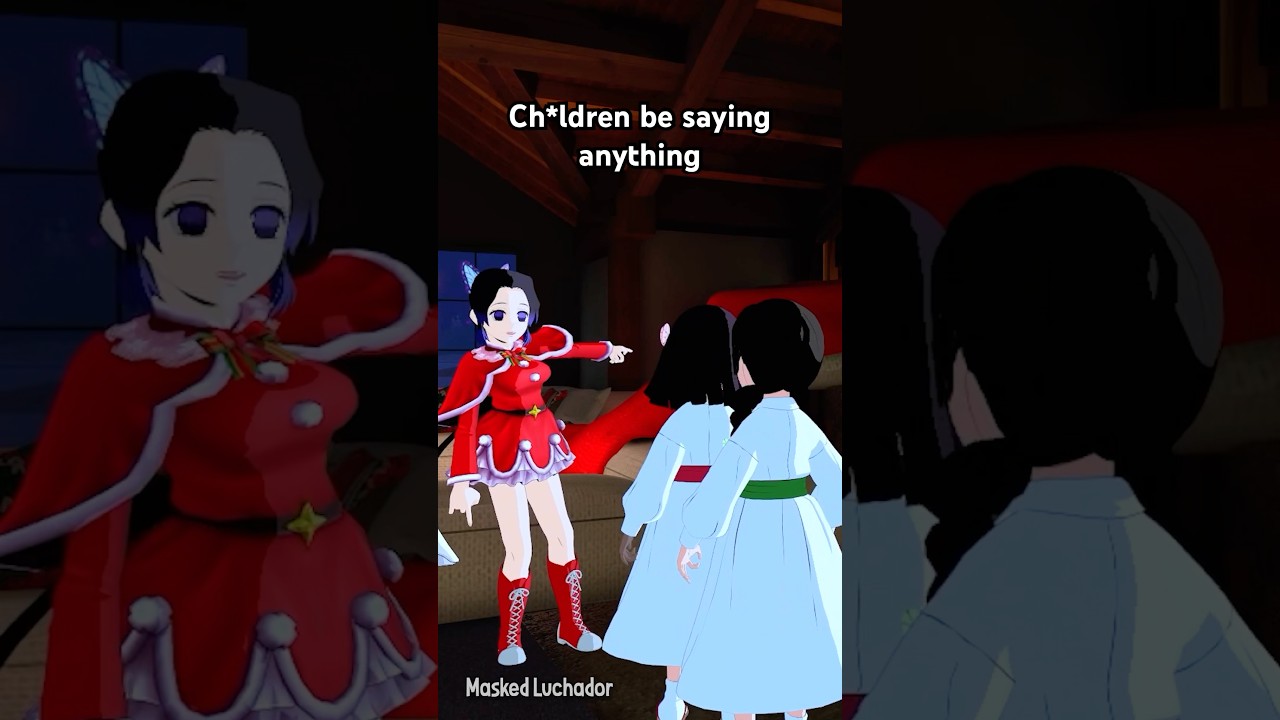 They be saying anything #demonslayer #shinobu #aoi #kanao #anime #vrchat