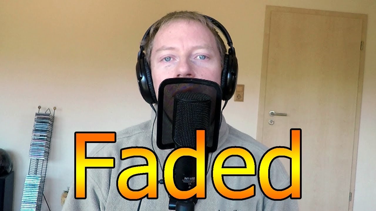 Faded - piano and vocal cover