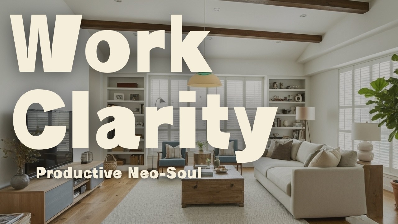 Morning Focus ☕️ Neo-Soul Morning Mix for Work Clarity & Productivity