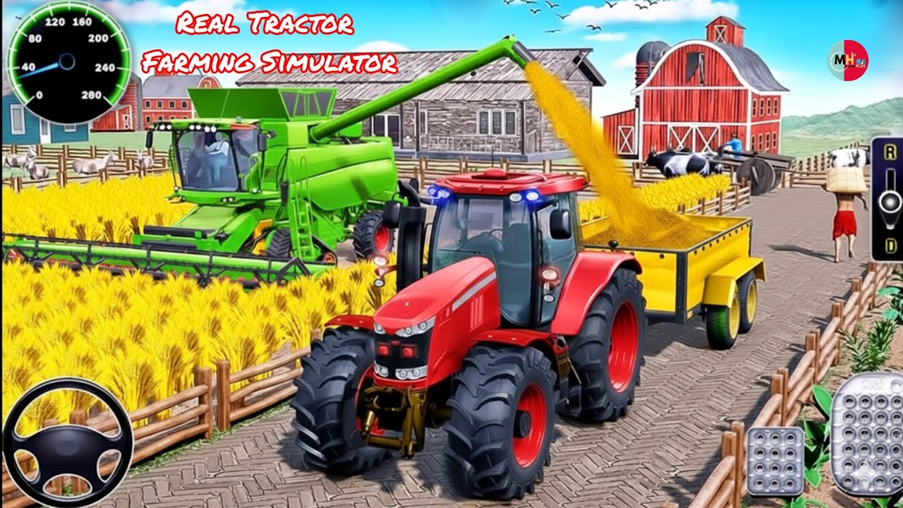 🔥 Real Tractor Farming Simulator 2026 - Grand Farming Transport - Android Gameplay 