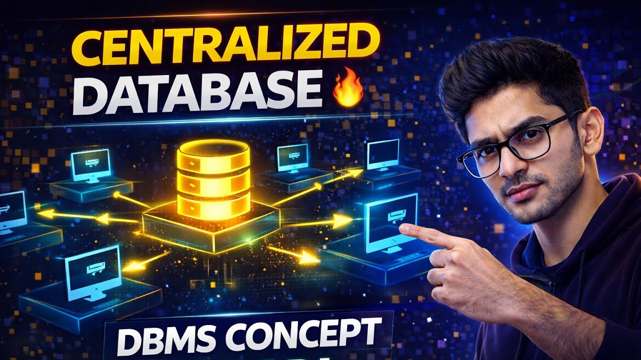 Centralized Database in DBMS | DBMS Concept Explained in Hindi | Exam & Interview Ready