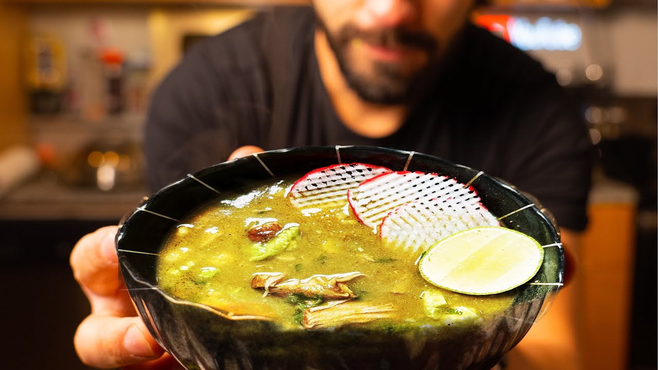 How to Make Pozole Verde Recipe (Puebla Style Pork Stew)