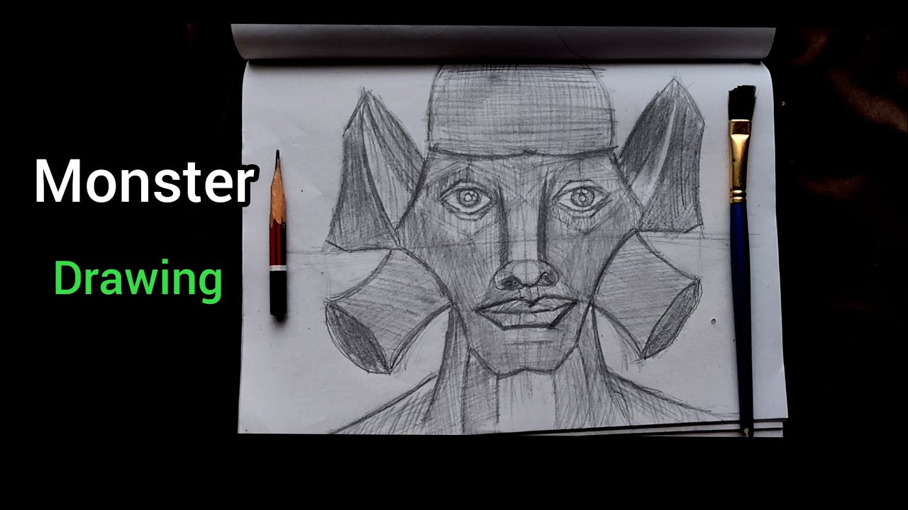 Monster drawing 