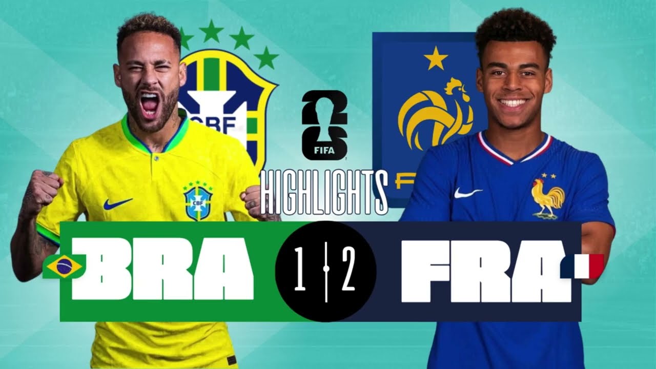Brazil VS France Highlights International Friendly pre-match to the FIFA World Cup (Must-watch game)