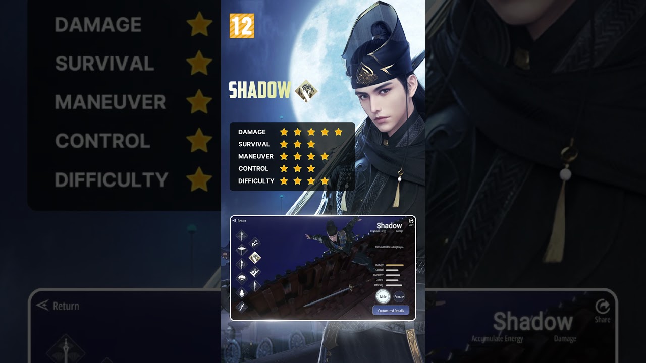 New school: Shadow- Moonlight Blade - Class Selection [PC/Android/iOS]