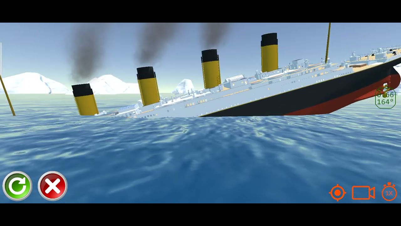 RMS TITANIC SINKING WITH BREAKING IN HALF | OCEAN LINER SIMULATOR