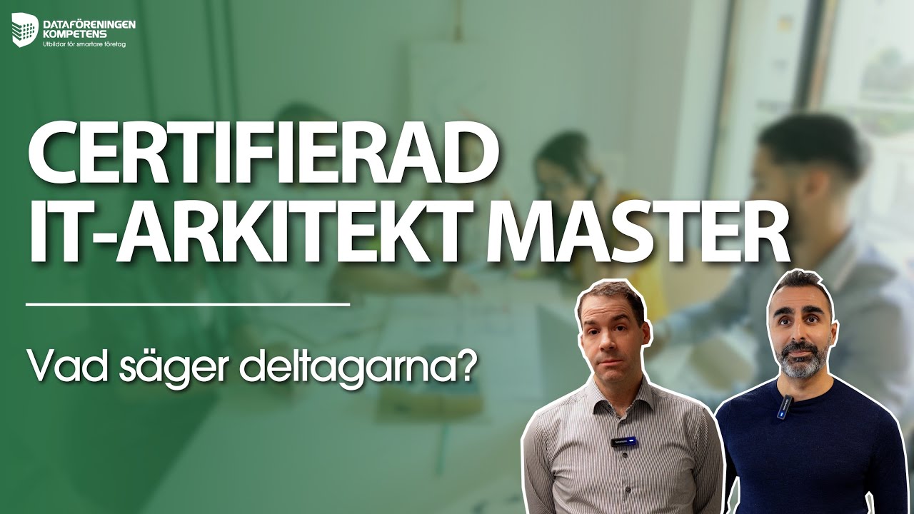 Möt deltagare från Certifierad IT-arkitekt Master
