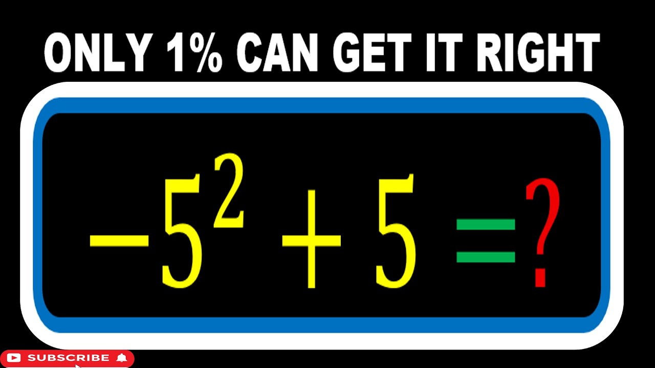 Are You Among the Only 1% Who Got It Right!