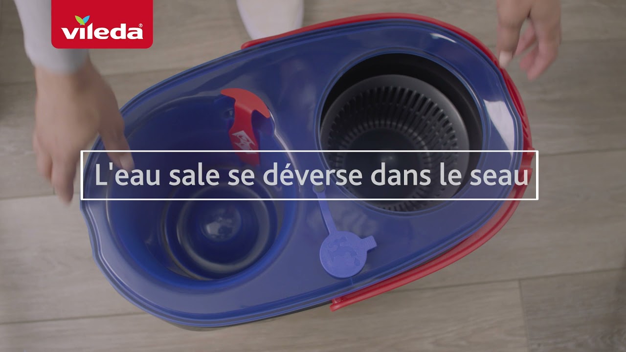 Comment utiliser la nouvelle vadrouille rotative EasyWring RinseClean de Vileda !