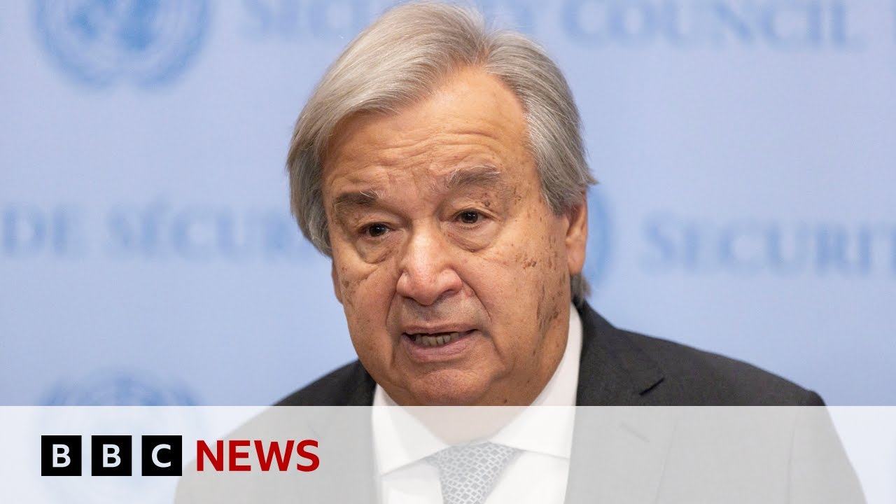 UN chief Antonio Guterres says he 'clearly condemned Hamas terror' after Israel reaction - BBC News