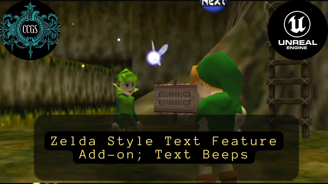 Unreal Engine 5 Tutorial - Zelda Style Dialogue - Text Beeps 