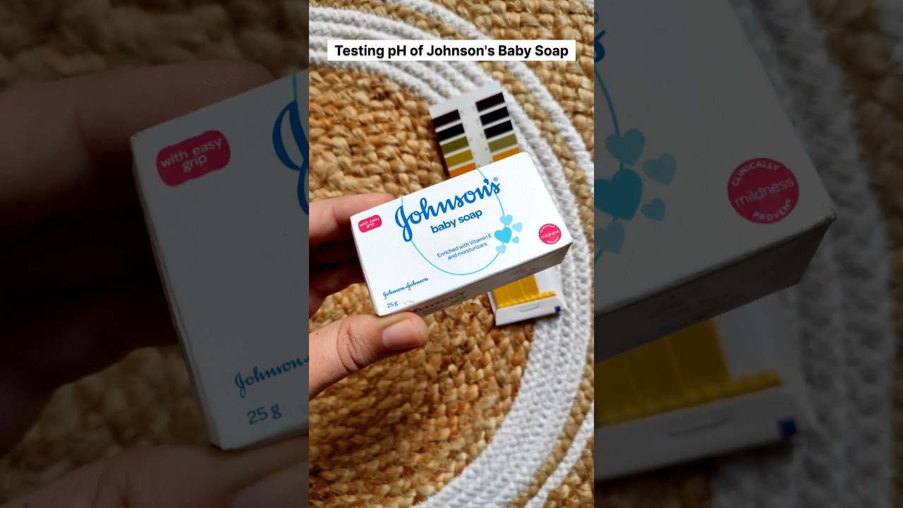 Most Popular Johnson's Baby Soap pH Testing 