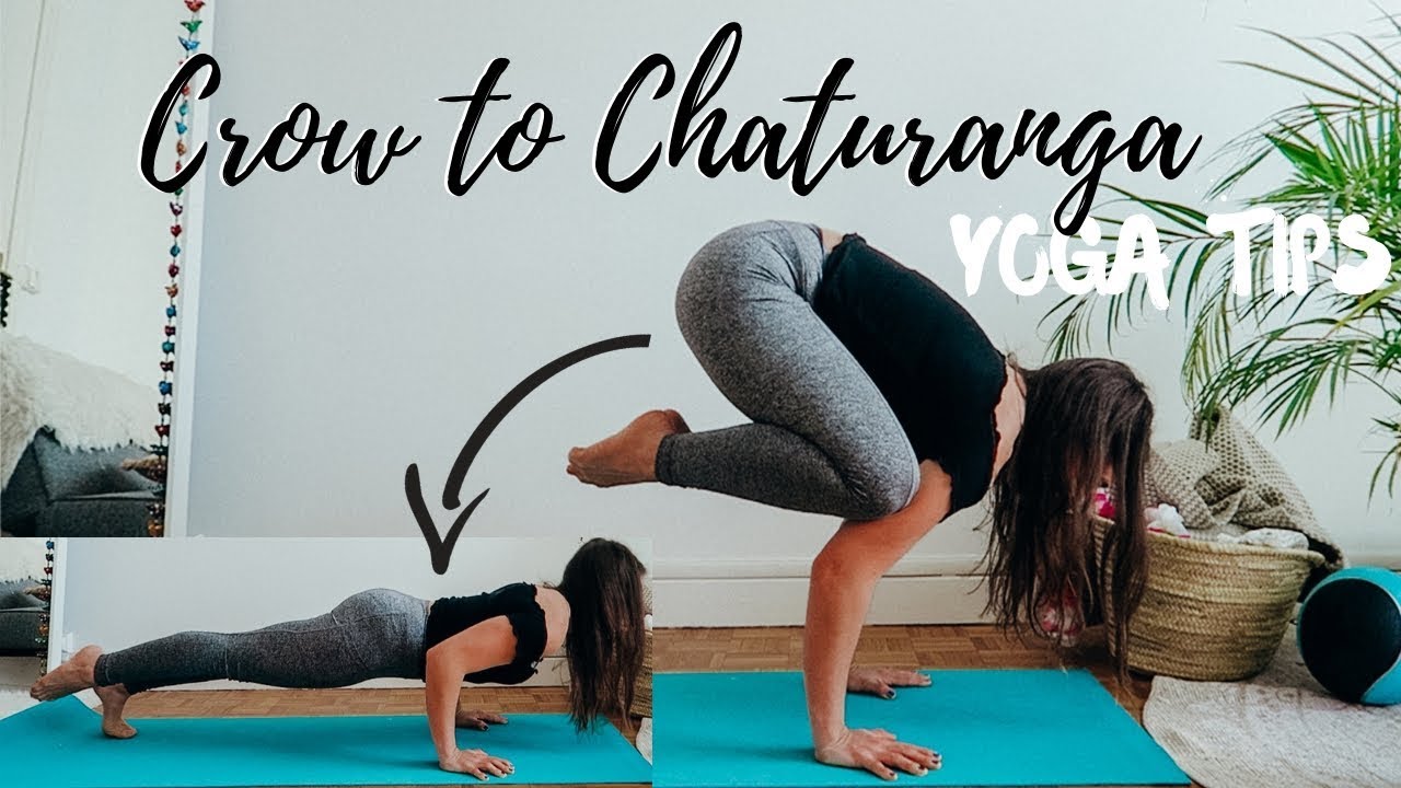 LEARN TO: JUMP BACK from Crow Pose To Chaturanga | yoga with amelietahiti