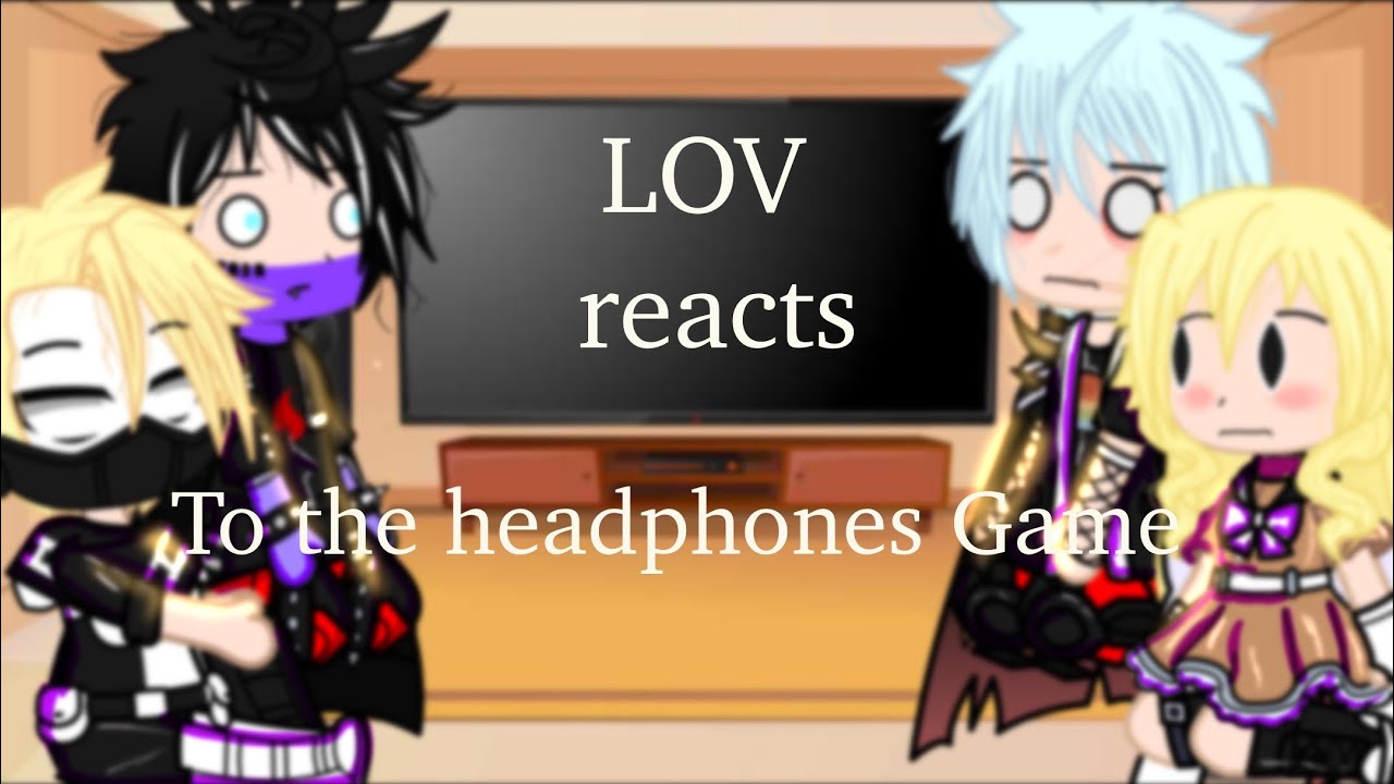 ⁉️The League of villains react to the headphones game 😂||gachaclub||MHA||