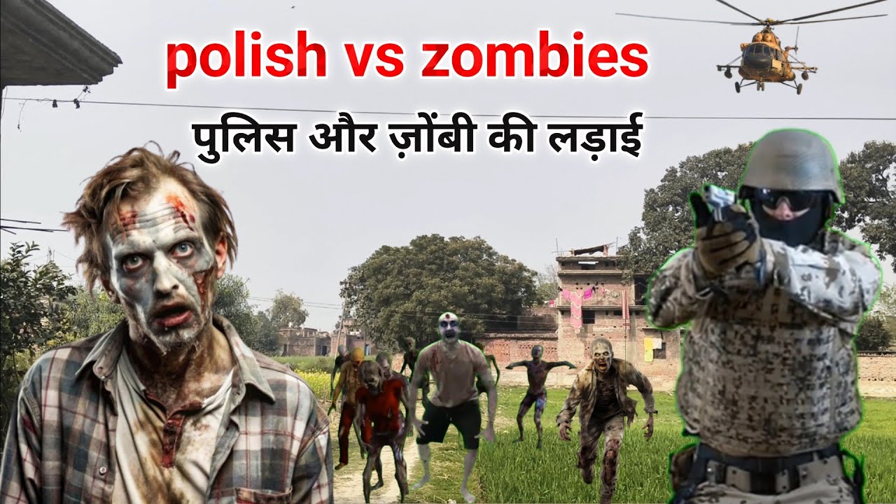 Polish vs zombie fight || mr rajshahi || zombie attack || zombie apocalypse || zombie Survival