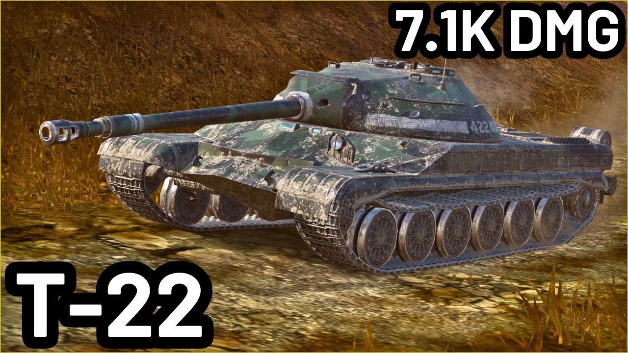 T-22 Uncatchable | 7.1K DAMAGE | 1 KILLS | WOT Blitz Pro Replays