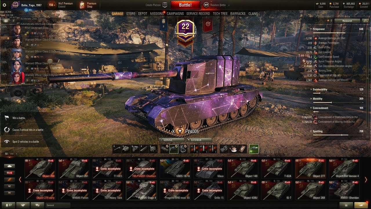 Double FV4005 Stage II in Action