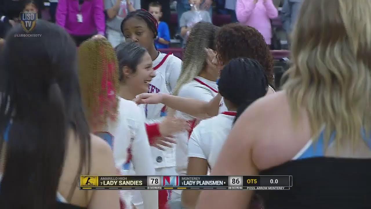 Lubbock Monterey vs Amarillo High Girls Regional Quarterfinal playoff game.